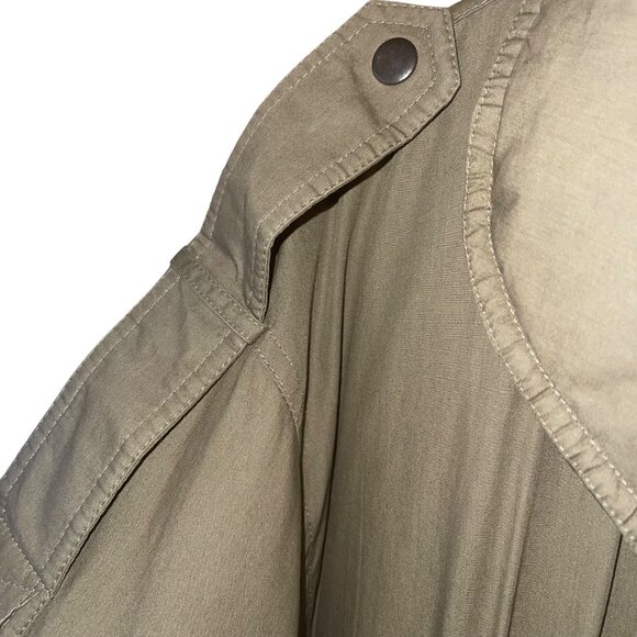 Dash Vintage Mens Coat Size Large Green Puffer Removable Liner Pockets - Picture 7 of 13